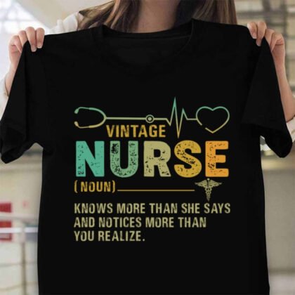 Vintage Nurse Apparel - Definition Quote
