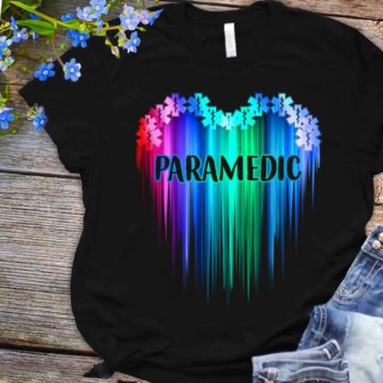 Colorful Heart Paramedic Apparel - Pride